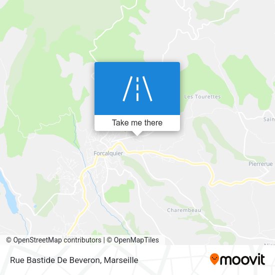 Rue Bastide De Beveron map