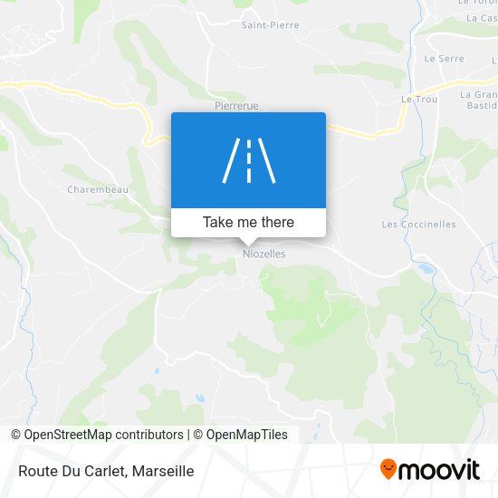 Route Du Carlet map