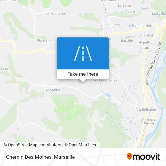 Chemin Des Moines map