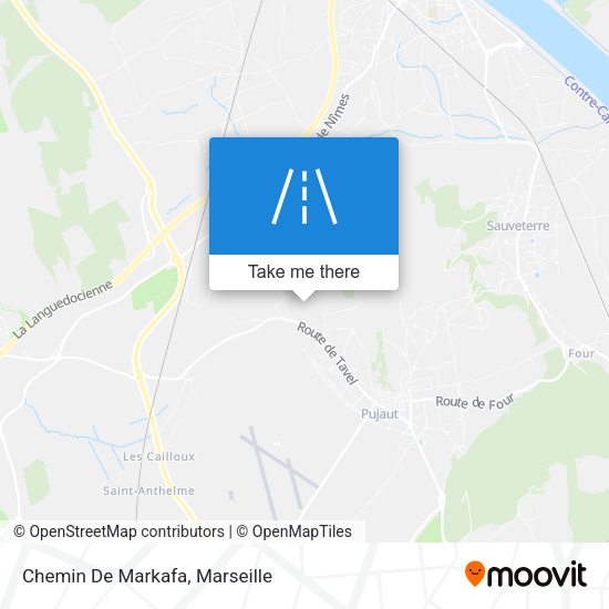 Chemin De Markafa map
