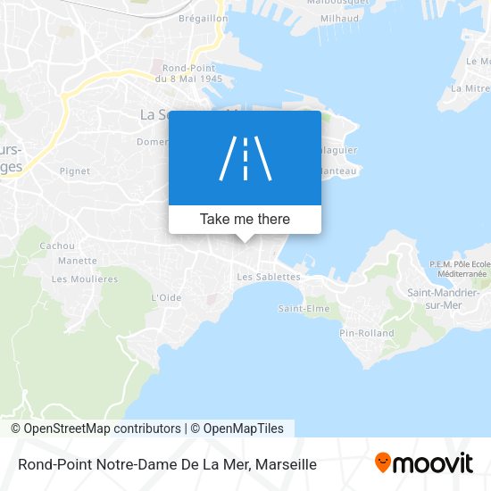 Rond-Point Notre-Dame De La Mer map