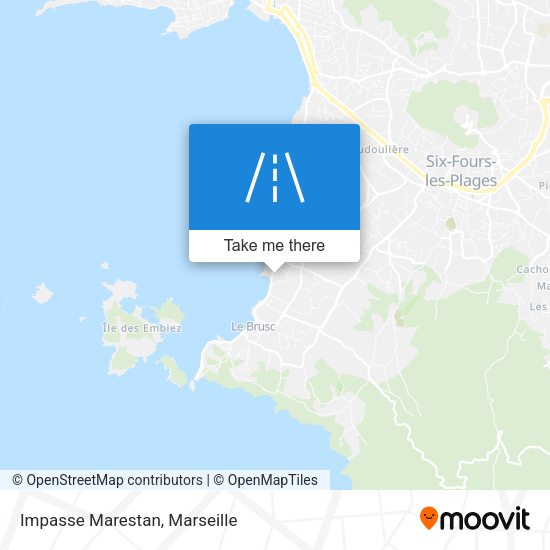Impasse Marestan map