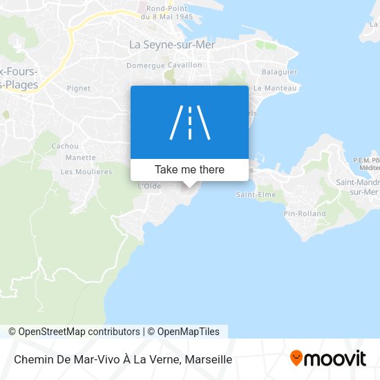 Chemin De Mar-Vivo À La Verne map