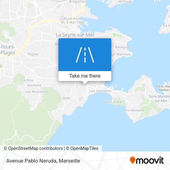 Avenue Pablo Neruda map