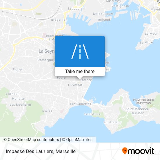 Impasse Des Lauriers map