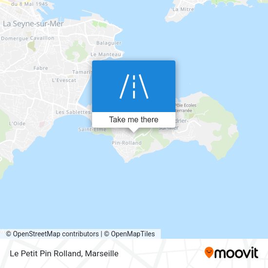 Le Petit Pin Rolland map