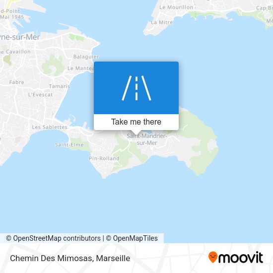 Chemin Des Mimosas map