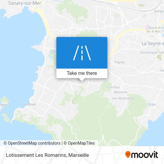 Lotissement Les Romarins map