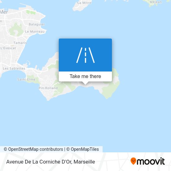 Avenue De La Corniche D'Or map