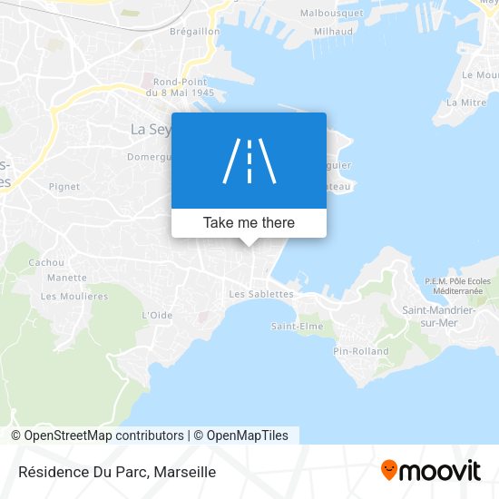 Résidence Du Parc map