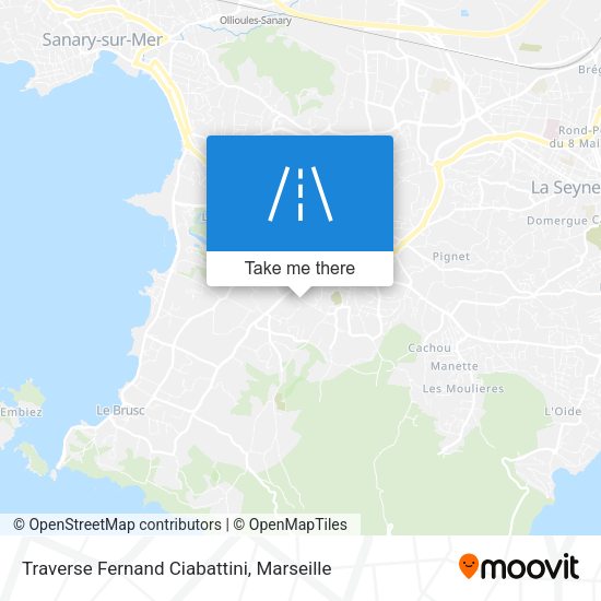 Traverse Fernand Ciabattini map