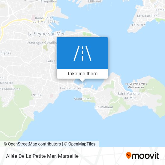 Allée De La Petite Mer map