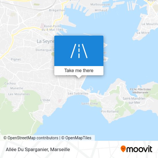 Allée Du Sparganier map