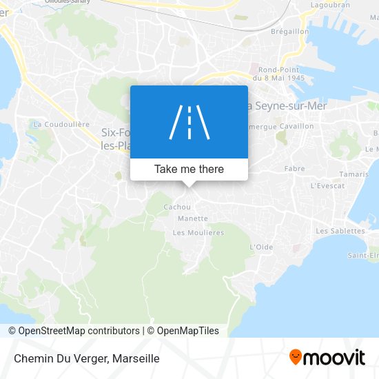 Chemin Du Verger map