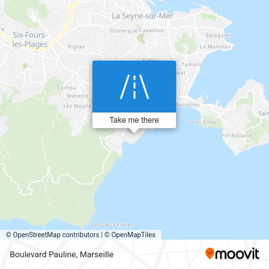 Boulevard Pauline map