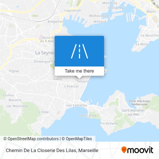 Chemin De La Closerie Des Lilas map