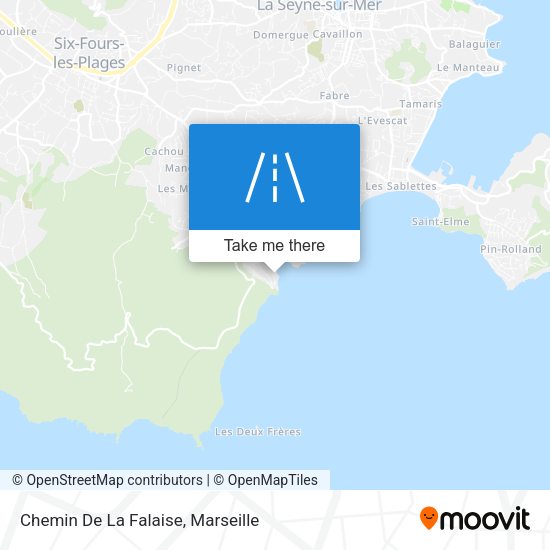 Chemin De La Falaise map