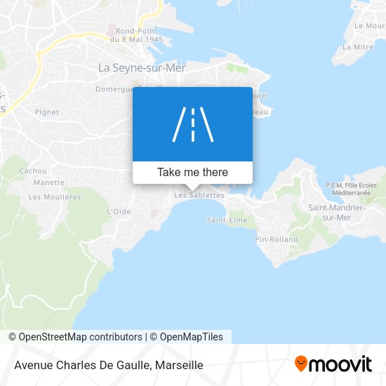 Avenue Charles De Gaulle map