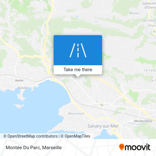 Montée Du Parc map