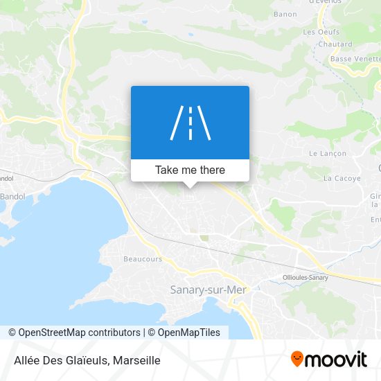 Allée Des Glaïeuls map