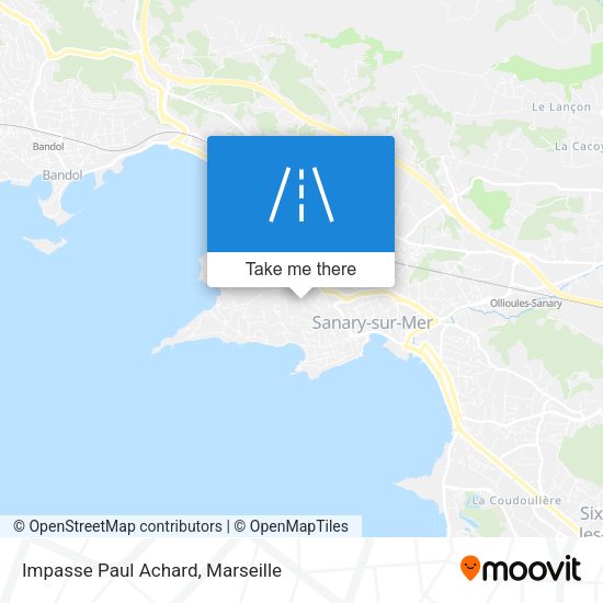 Impasse Paul Achard map