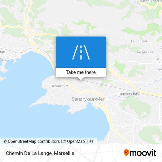 Chemin De La Lange map