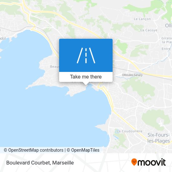 Boulevard Courbet map