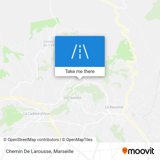 Chemin De Larousse map