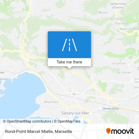 Rond-Point Marcel Mielle map