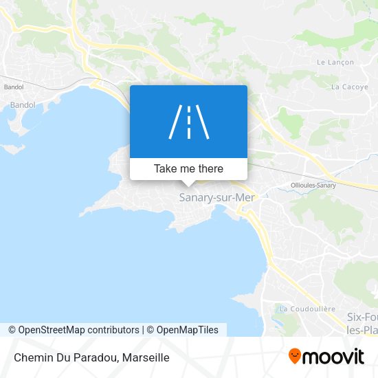 Chemin Du Paradou map
