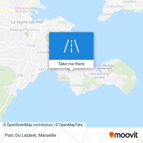 Parc Du Lazaret map
