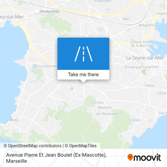 Avenue Pierre Et Jean Boulet (Ex-Mascotte) map