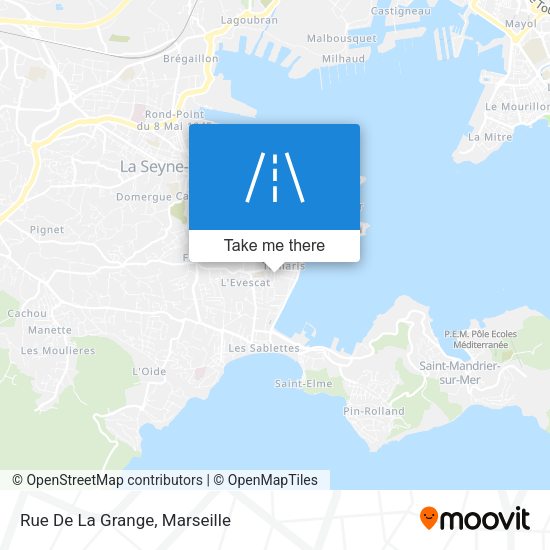 Rue De La Grange map