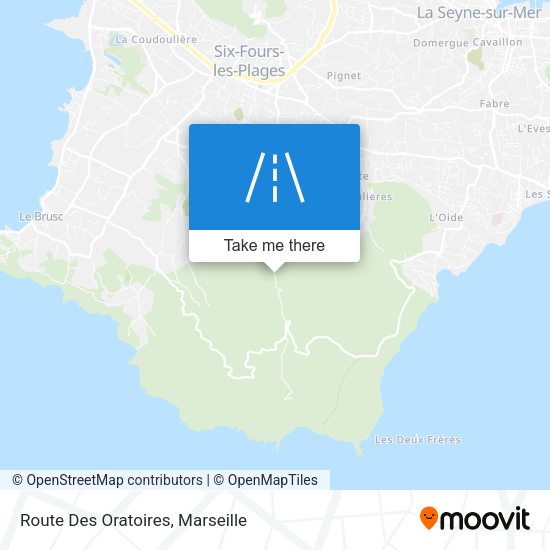 Route Des Oratoires map