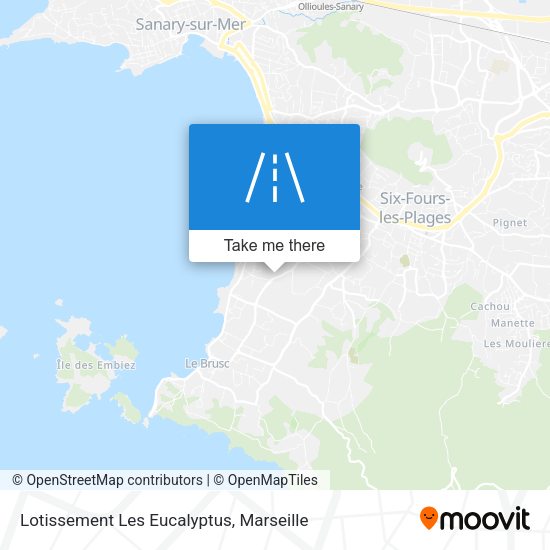 Lotissement Les Eucalyptus map
