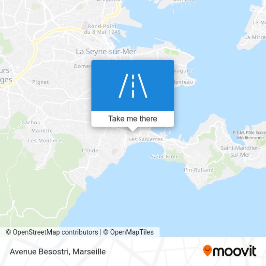 Avenue Besostri map