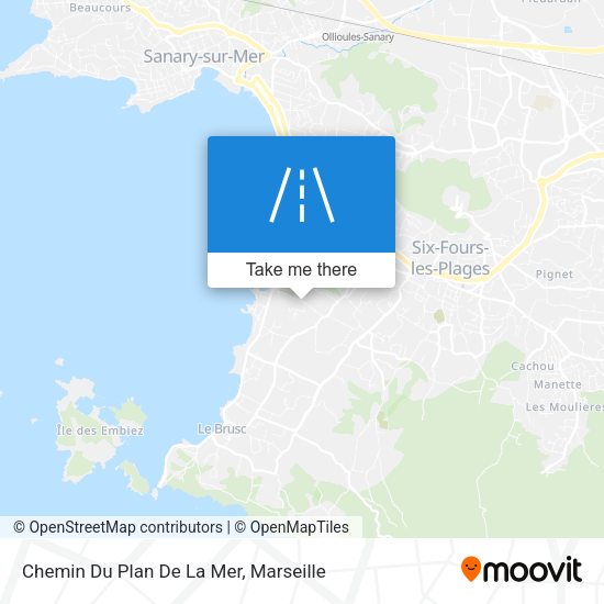 Chemin Du Plan De La Mer map
