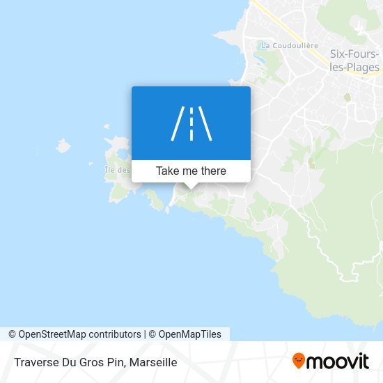 Traverse Du Gros Pin map