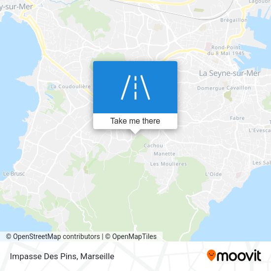 Impasse Des Pins map