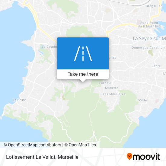 Lotissement Le Vallat map