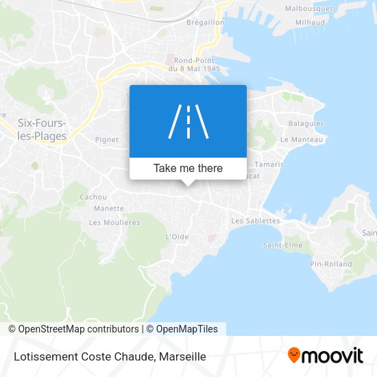 Lotissement Coste Chaude map