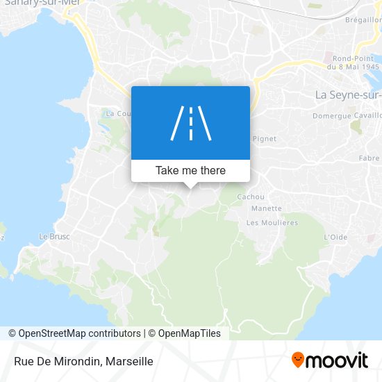 Rue De Mirondin map