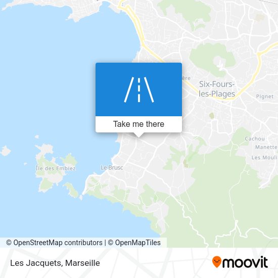 Les Jacquets map