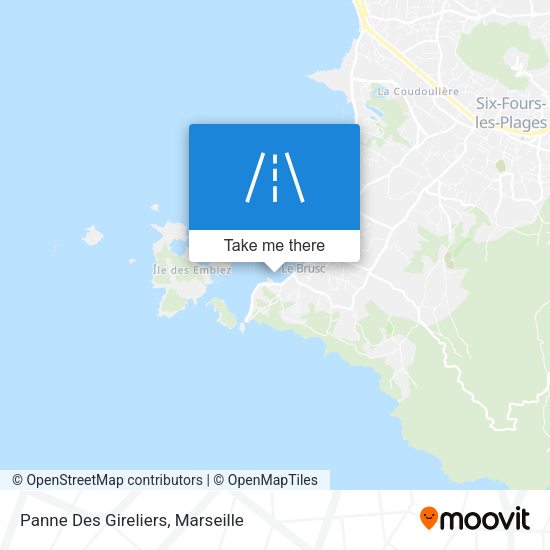 Panne Des Gireliers map
