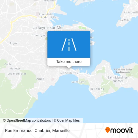 Rue Emmanuel Chabrier map