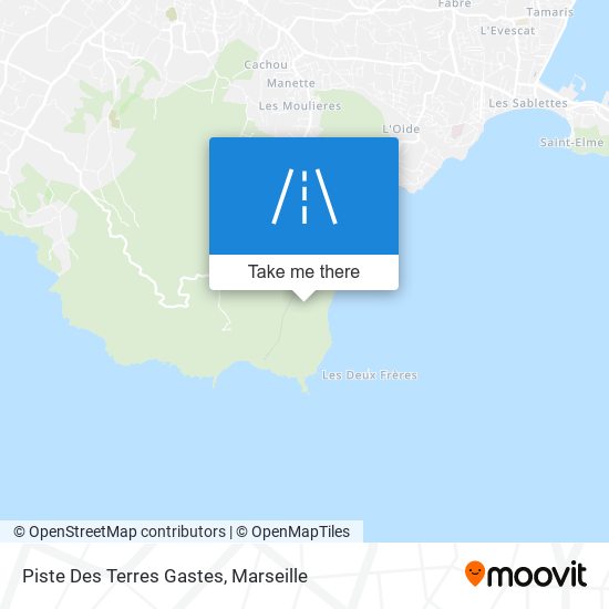 Piste Des Terres Gastes map