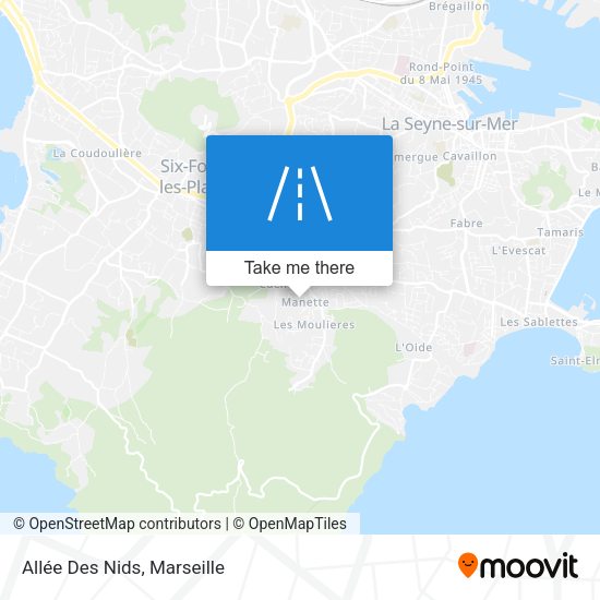 Allée Des Nids map
