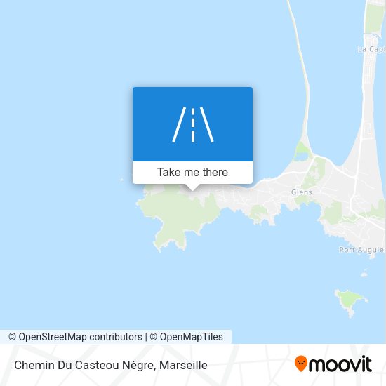 Chemin Du Casteou Nègre map