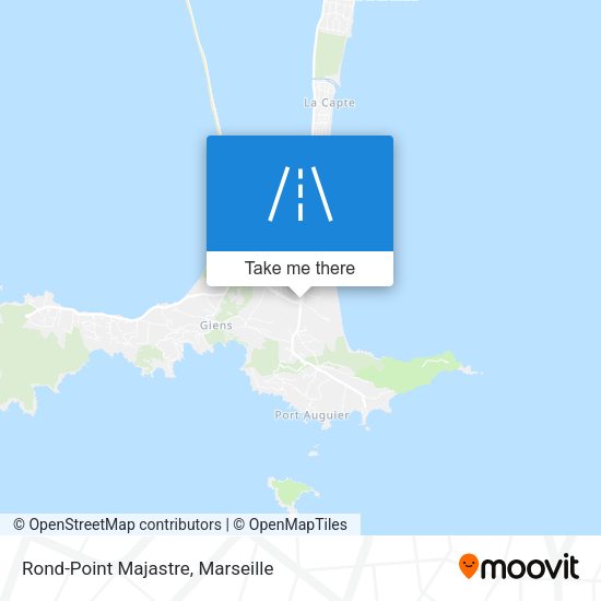 Rond-Point Majastre map