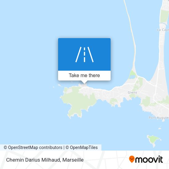 Chemin Darius Milhaud map